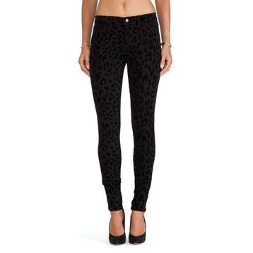 J Brand • zwarte super skinny jeans luipaard print  24 28 29 beschikbaar voor biedingen