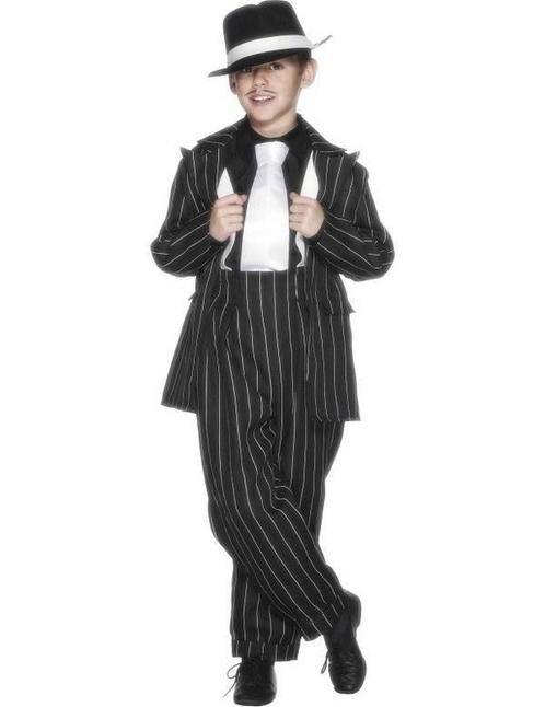 Gangster verkleedkostuum kind, Kleding | Heren, Carnavalskleding en Feestkleding, Nieuw, Ophalen of Verzenden