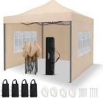 NIVADA Opvouwbaar Easy Up Partytent XL - 3x3m - Feesttent, Caravans en Kamperen, Tenten, Gebruikt