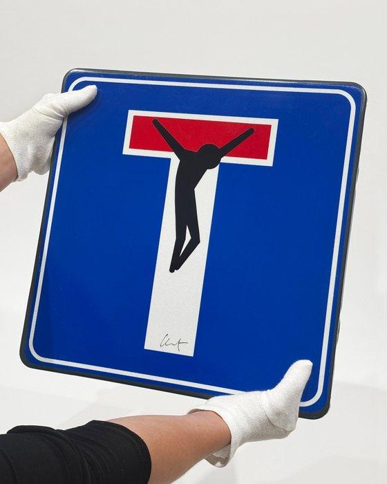 Clet Abraham (1966) - Il Cristo, Antiek en Kunst, Kunst | Schilderijen | Modern