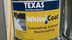 TEXAS Witte vloeibare dakbedekking EPDM Bitumen €7,50L excl, Doe-het-zelf en Verbouw, Dakpannen en Dakbedekking, Ophalen, Overige materialen