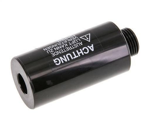G1/2 Aluminium Free-Flow Geluidsdemper Pneumatiek, Doe-het-zelf en Verbouw, Overige Doe-het-zelf en Verbouw, Nieuw, Verzenden