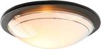 Planet 1 Plafond- en Wandlamp - E27 - Ø 29 cm - Zwart/Wit, Antiek en Kunst, Verzenden