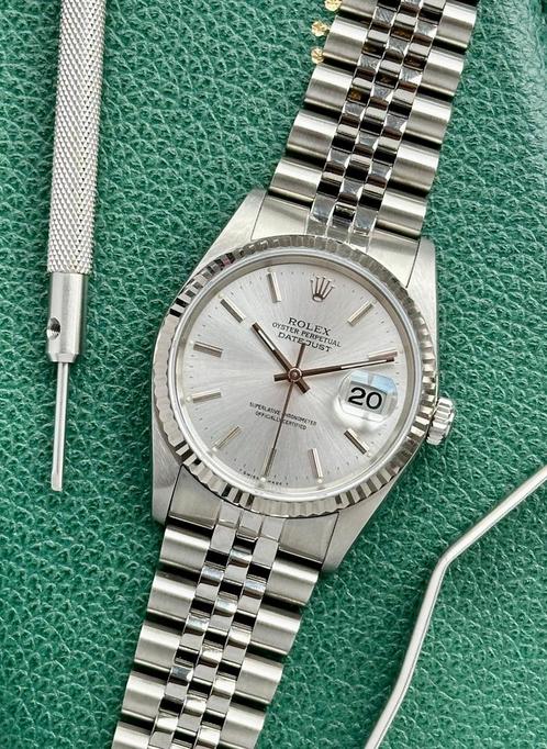 Rolex Datejust 36 16234 uit 1989, Sieraden, Tassen en Uiterlijk, Horloges | Heren, Polshorloge, Gebruikt, Rolex, Verzenden