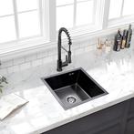 Spoelbak + Droogrek | Wasbak | Gootsteen | 44x44x20cm | RVS, Huis en Inrichting, Keuken | Keukenelementen, Verzenden, Nieuw