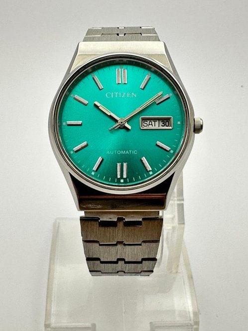 Citizen - Tiffany Blue Dial Automatic Vintage Watch - Zonder, Sieraden, Tassen en Uiterlijk, Horloges | Heren