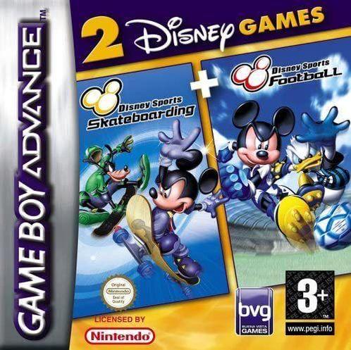 2 Disney Sports Games Skateboarding + Football-Standaard, Spelcomputers en Games, Games | Nintendo Game Boy, Zo goed als nieuw