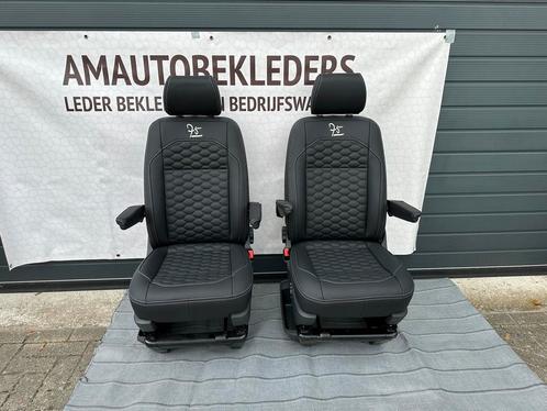 Voor stoelen voor VW Transporter T5 T6 zwart leder75 Edition, Auto-onderdelen, Interieur en Bekleding, Nieuw, Volkswagen, Ophalen