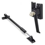 2x Raamsluiting met slot + Telescopische uitzetter | AXA, Doe-het-zelf en Verbouw, Verzenden, Nieuw