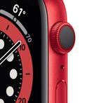 Apple Watch S6 Alu 44mm Red (Bracelet Red) LTE iOS, Verzenden, Zo goed als nieuw