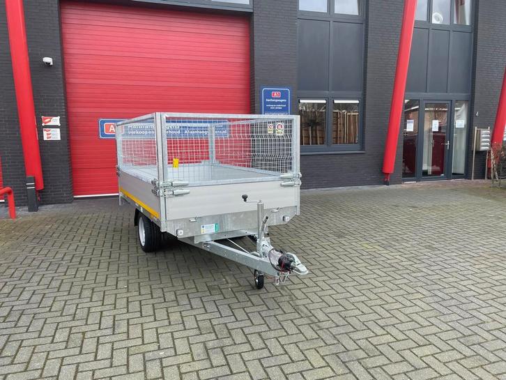 Eduard Enkelas Elektrische Achterwaartse Kipper + loofrekken, Auto diversen, Aanhangers en Bagagewagens, Nieuw