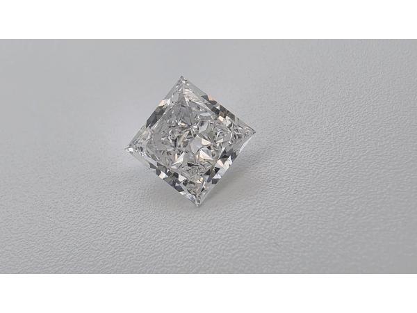 Veiling - Diamant princess 1.00 crt ( IGI gecertificeerd ), Sieraden, Tassen en Uiterlijk, Edelstenen