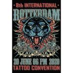 Wandbord - Rotterdam Tattoo Convention 20 June 2020, Huis en Inrichting, Nieuw