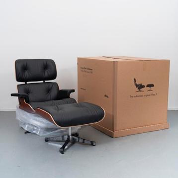 2x Vitra Eames Lounge Chair + Ottoman Palisander - Chroom beschikbaar voor biedingen