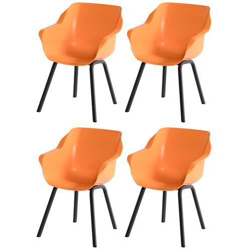 Hartman Sophie Element dining armstoel- indian orange - 4, Tuin en Terras, Tuinsets en Loungesets, Nieuw, Overige materialen, Verzenden