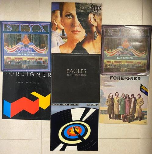 Styx, Foreigner, Eagles - 7 Lp collection - Vinylplaat -, Cd's en Dvd's, Vinyl Singles