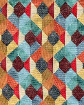 Gobelin Geometrisch Retro, Hobby en Vrije tijd, Stoffen en Lappen, Overige kleuren, Nieuw