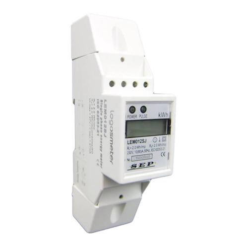 SEP kWh meter 1 fase direct 80A + puls - LEM012SJ, Doe-het-zelf en Verbouw, Elektra en Kabels, Ophalen of Verzenden