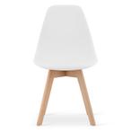 Eetkamerstoelen KITO - set van 2 eettafel stoelen - wit, Huis en Inrichting, Stoelen, Ophalen of Verzenden, Nieuw