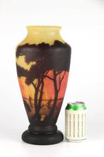 Daum Frères, Daum Nancy - Vaas - Glas - H. 34,5 cm, Antiek en Kunst, Antiek | Glas en Kristal