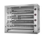 GGM Gastro | Kippengrill op gas - 23,6kW - met 4 spiesen |, Verzenden