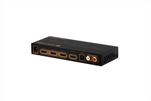 iVisions HDMI 4K Switch 3x1 + audio out USW310, Audio, Tv en Foto, Beamers, Overige resoluties, Overige technologieën, Ophalen of Verzenden