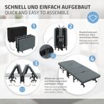 Opvouwbaar logeerbed 80x190 cm met oprolbaar matras voor kin, Huis en Inrichting, Verzenden, Nieuw