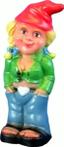 Coole tuinkabouter vrouw
