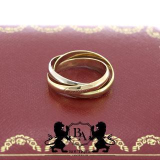 Cartier Trinity-Ring Small Model 18 Karaat Geelgoud Maat 50, Sieraden, Tassen en Uiterlijk, Ringen, Dame of Heer, Goud, 17 tot 18