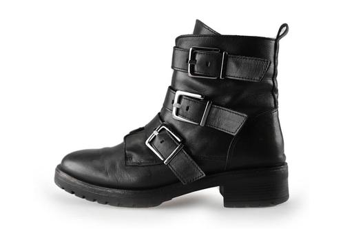 Manfield Biker boots in maat 41 Zwart | 10% extra korting, Kleding | Dames, Schoenen, Zwart, Gedragen, Overige typen, Verzenden