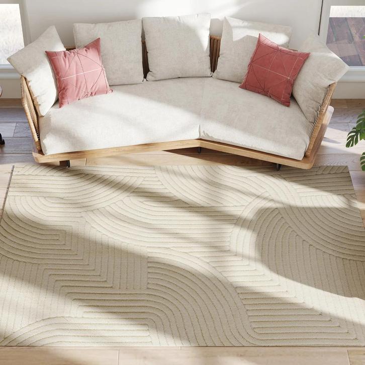 TRUUSK Machinaal Geweven Tapijt - 15 mm Hoog - Veelzijdig In, Huis en Inrichting, Stoffering | Tapijten en Kleden, Nieuw, Verzenden