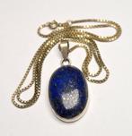 Lapis lazuli - 925 zilver - blauwe lapis lazuli - 20,8 g -