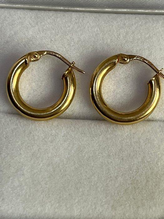 Zonder Minimumprijs - Hoepel oorbellen - 18 karaat Geel goud, Sieraden, Tassen en Uiterlijk, Antieke sieraden