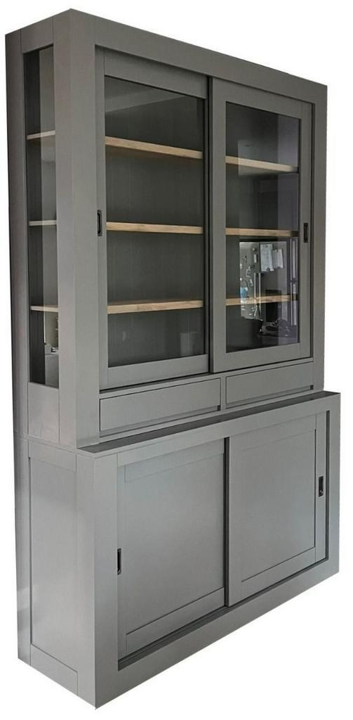 Buffetkast grijs - eiken Terborg 160 x 240cm, Huis en Inrichting, Kasten | Buffetkasten, Ophalen of Verzenden