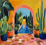 Alexy Berthelot - Pool in marocco 4, Antiek en Kunst