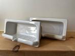 Vintage Lampetstel (2) - Aardewerk - Inbouw zeepdispenser