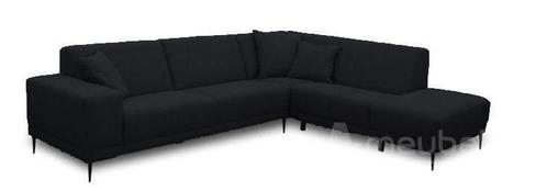 Hoekbank Mijdrecht - hoekbanken - Antraciet, Huis en Inrichting, Banken | Sofa's en Chaises Longues, Nieuw, Leer