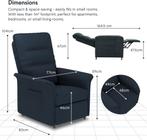 Fauteuil met armleuning - Relaxfauteuil - Relaxstoel - Elekt, Verzenden, Nieuw