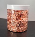 Themacollectie - Roze goud bladvlokken in een doos. 10g., Antiek en Kunst
