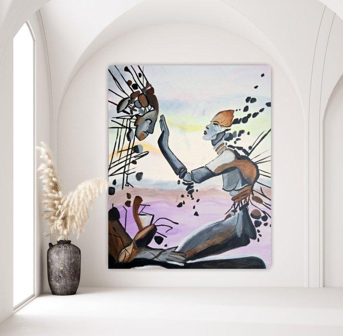 Mel Zyta - Crushed XL, Antiek en Kunst, Kunst | Schilderijen | Modern