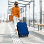 Trolley Reiskofferset / Kofferset Athen - 5-delig - Blauw, Verzenden, Nieuw