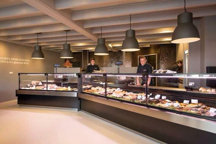 Plaatkoeling slagerijkoeltoonbank koeltoonbank koelvitrine, Zakelijke goederen, Horeca | Overige