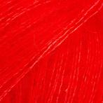 DROPS Kid-Silk Uni Colour - 61 felrood - Mohair Garen, Ophalen of Verzenden, Nieuw