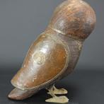 Houten uil sculptuur - India (Zonder Minimumprijs), Antiek en Kunst