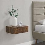 Zwevend Nachtkastje - Houtkleur - Incl. Lade - Set van 2, Huis en Inrichting, Verzenden, Nieuw