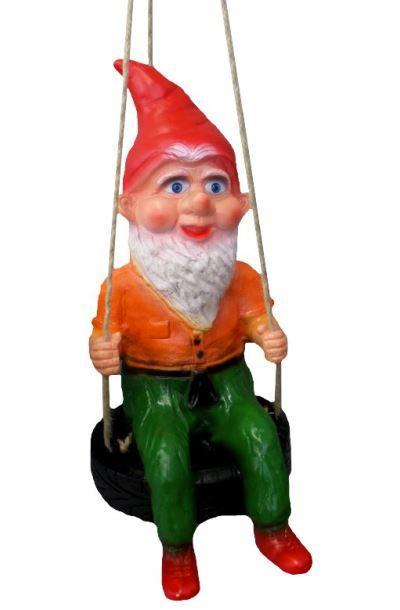 Tuinkabouter op autoband, Tuin en Terras, Tuinbeelden, Nieuw, Verzenden