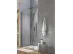 Veiling - Alterna draaideur 2x vast paneel 160x200cm chroom-, Nieuw