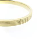 Vintage gouden slavenarmband; Maat M, Ophalen of Verzenden, Gebruikt, Overige kleuren, Goud
