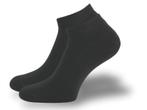 SQOTTON® Badstof Sneakersokken - Naadloos - Zwart, Kleding | Heren, Verzenden, Nieuw