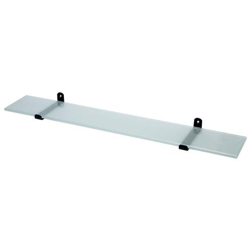 Planchet Haceka Ixi Glas 60 cm Mat Zwart, Doe-het-zelf en Verbouw, Sanitair, Ophalen of Verzenden